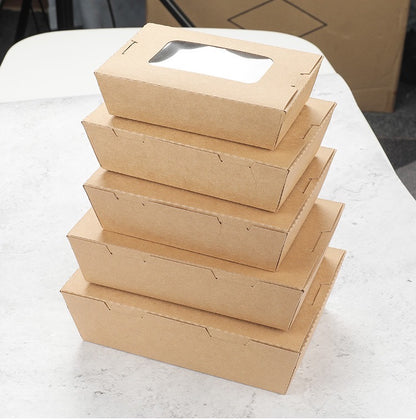 Window Kraft Lunch Box