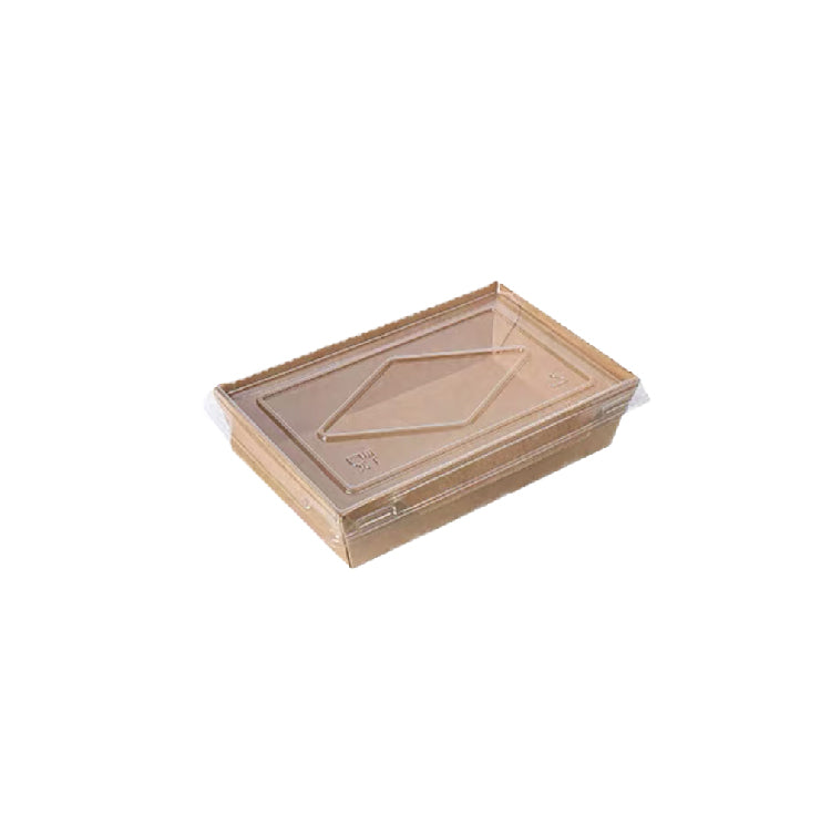 Window Kraft Lunch Box with PET Lid